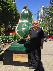 Melting Clock by Salvador Dali on Display in Downtown Vancouver