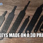 TSA Keys 3D Printer | Mr. Locksmith