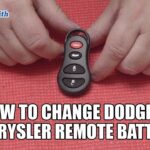 How to Replace Dodge Remote Battery