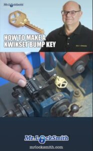 How To Cut a Kwikset Bump Key - Mr. Locksmith Vancouver